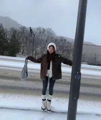 タグ新品 TANNAT ニットファージャケット ブラウン LILYCOTS & D