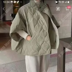 キルティング ポンチョ ダウンベスト(新品)FOLLOW TO SEOUL 特価