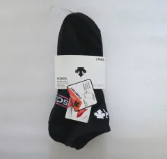 総3足 デサント DESCENT レディース スニーカー靴下 靴下 レディースソックス ブラック