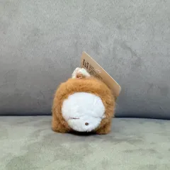 マシュマロ 茶色 キーホルダー ぬいぐるみ