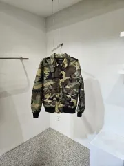 アルファ インダストリーズ MA-1 ミリタリー カモフラ パイロットジャンパー