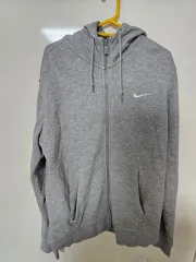 NIKE グレー ジップアップパーカー XL