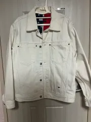 トミーヒルフィガー 白 デニムジャケット (size:105)