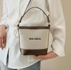 (新品) キャンバス バケット トートバッグ クロスバッグ