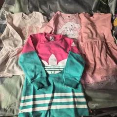 新品 4点セット 90cm レディース 赤ちゃん ONE PIECE 春服 かわいい ラブリー