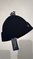 ポロ シグネチャー ポニー ウール ブレンド ビーニー / ブラック