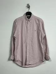 ポロ オックスフォード ストライプ シャツ 100 110