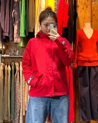 S ザノースフェイス ゴアテックス 白ラベル レッド マウンテン ナイロン ジャケット