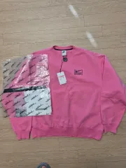 ナイキ x ステューシー NRG ウォッシュド フリース クルーネック ロータス ピンク