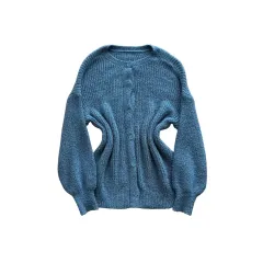 日本 ヴィンテージ ウール ニット カーディガン