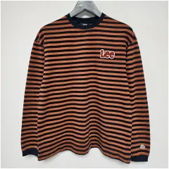 Lee リー ストライプ 長袖 Tシャツ 95