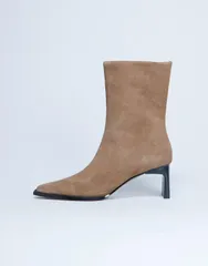 トップショップ レディース シューズ ブーツ・レインブーツ スエード アンクル ブーツ Topshop Nadie real suede chisel toe ankle boots BEIGE ベーのサムネイル