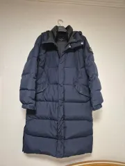 (直接取引(※メルカリshop取引では対象外)送料込み(※メルカリshop取引では対象外)) MILLET ミレー ダウンジャケット ロング丈 ネイビー カラー