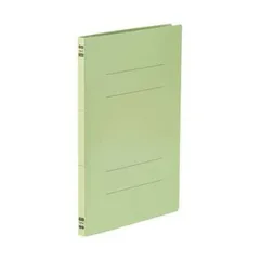 （まとめ）TANOSEE フラットファイルPPラミネート表紙タイプ A4タテ 150枚収容 背幅17.5mm グリーン 1パック（10冊）〔×20セット〕
