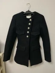 (工場在庫整理/新品)ウール スリムフィット ジャケット ブラック