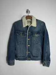 LEE リー シアリング カラ インディゴ デニム ジャケット