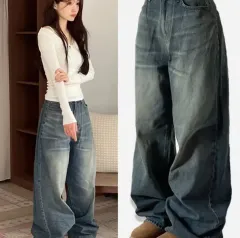 OOTJ ヴィンテージ ウォッシュ ワイドデニム 新品