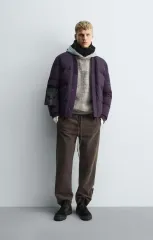 ザラ SR_A コラボ ローブ ダウン アウター