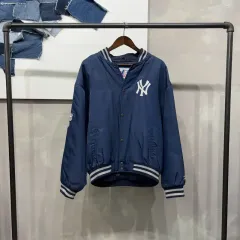 (100) ロゴアスレチック ニューヨーク・ヤンキース ストリート 野球ジャケット スタジャン ジャケット