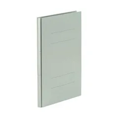 （まとめ）TANOSEE 背幅伸縮フラットファイル（PPラミ表紙）A4タテ 1000枚収容 背幅18～118mm グレー 1セット（10冊）〔×5セット〕