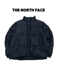 (M) ザノースフェイス ダウン 白 ラベル リー バートン ダウン ジャケット ブラック