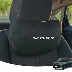 SUVVNE ヘッドレスト ヴォクシー 90系 ノア 90系 適用 ヘッドレスト車 専用ロゴ スエード素材 取り外し洗い可能 ネックパッド車 長時間運転 柔らかい クッション 首クッション 首枕 首サポート アクセサリー 内装パーツ 便利グッズ カー用品