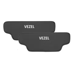 ヴェゼル 適用 キックガード キズ防止 シートバック キックマット VEZEL RU系 RV系 RS G e:HEV Z X 対応 蹴り防止 後部座席 プロテクター ベルクロ式 汚れ防止 カー シートバック カバー 取付簡単 防水 自動車 アクセサリー 2枚入