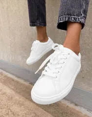 エイソス レディース シューズ スニーカー ASOS DESIGN Drama sneakers White ホワイトのサムネイル