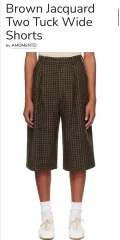 アモーメント ジャカード ハーフパンツ