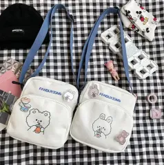 ファンブッククロスバック かわいい うさぎ＆クマ ドール バッグ 新品 2点 セット
