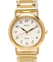 セイコー 腕時計 スピリット 1F21-OH70 クオーツ ホワイト レディース SEIKO