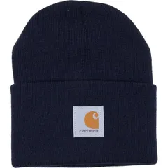 カーハート メンズ アクセサリー 帽子 ニット Carhartt A18 Knit Cuffed Beanie Factory Seconds Navy ネイビー