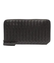 ボッテガ・ヴェネタ ラウンドファスナー長財布 イントレチャート メンズ レディース BOTTEGA VENETA
