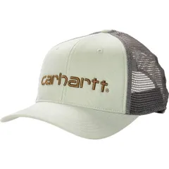 カーハート メンズ アクセサリー 帽子 メッシュ キャップ ロゴ グラフィック Carhartt 101195 Canvas MeshBack Logo Graphic Baseball Cap Sage セージ