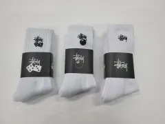 STUSSY クッション靴下 ダイス/8ボール/ベーシック 6足