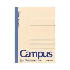 (まとめ) コクヨ 再生紙キャンパスノート セミB5 B罫 40枚 ノ-E4BN 1冊 〔×50セット〕