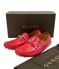 グッチ ドライビングシューズ ローファー ホースビット 258200 レディース SIZE 38 (24cm) GUCCI