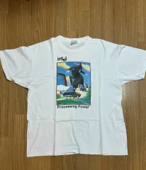 ヴィンテージ Tシャツ HANES (ヘインズ) intel (インテル) BIG テック