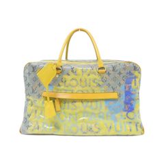 Louis Vuitton 蛍光イエロー ボストンバッグad - メルカリ