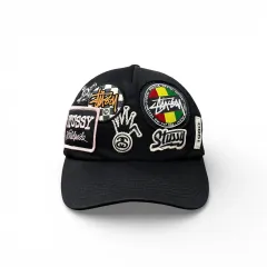 00's STUSSY ステューシー パッチ ロゴ トラッカー ハット