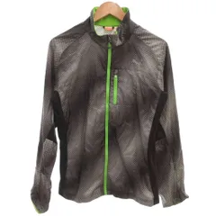 プーマ PUMA ジャケット M グレー ドット柄 スタンドカラー 長袖 /AX ■GY66