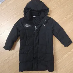プーマ キッズ ブラック ダウンジャケット ロング丈 アウター 110