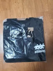 STUSSY 黒 スウェット L 新品