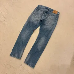 POLO RALPH LAUREN ポロラルフローレン ダメージ スリムフィット デニム パンツ