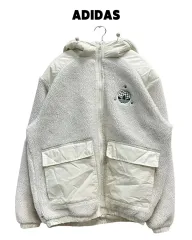 (M) アディダス MC シェルパ シープスキン ボア フリース ジャケット