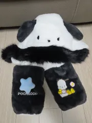 サンリオ ポチャッコ ニット帽 マフラー