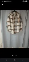 フリース アイランド CHECK ボア シャツ ジャケット