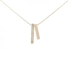K18PG ダイヤモンド ネックレス 0.08CT