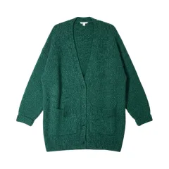 S/85 95 COS オーバーサイズ Vネック ニットカーディガン グリーン メンズ