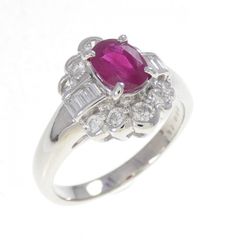美品】PT900 ルビー 5.31ct リング 大粒 - メルカリ